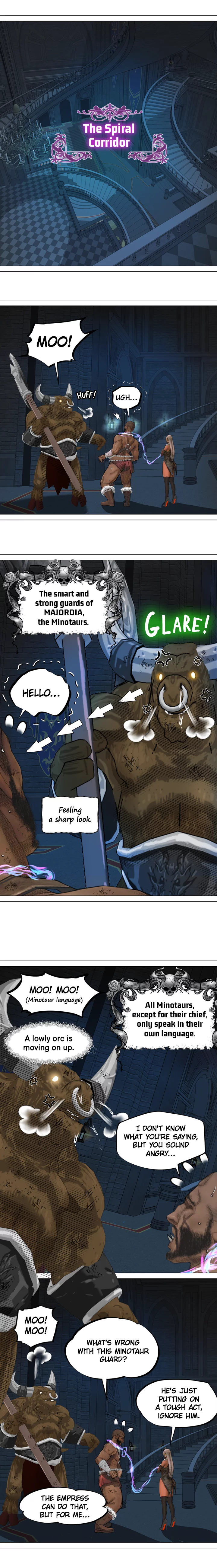 The image 10239d4506b614c8eb7 in the comic The DARK ELF QUEEN And The SLAVE ORC - Chapter 03 - ManhwaXXL.com