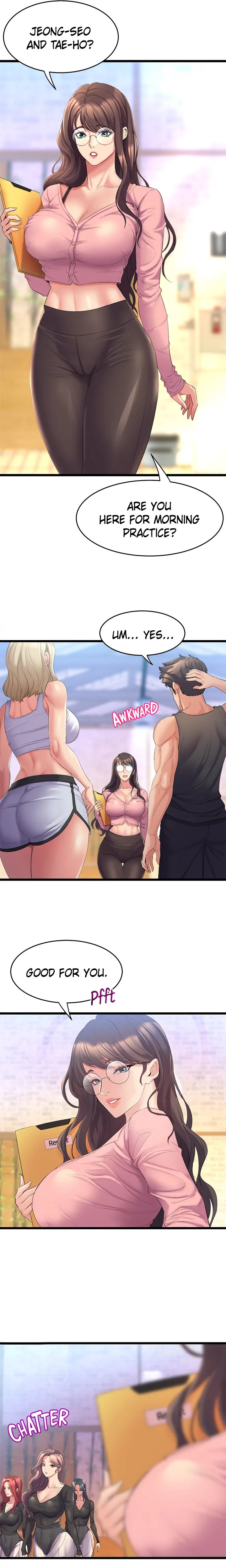 The image 110ce6a99679b0938c5 in the comic Dance Department’s Female Sunbaes - Chapter 03 - ManhwaXXL.com