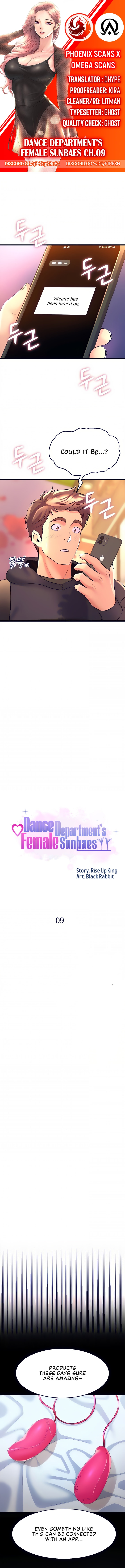 The image 018d4725f378b86452 in the comic Dance Department’s Female Sunbaes - Chapter 09 - ManhwaXXL.com