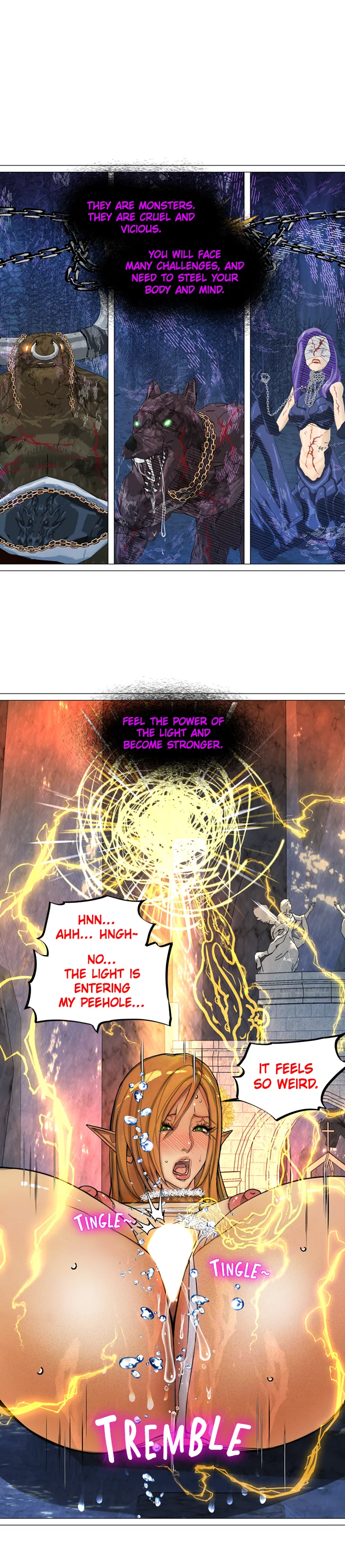 The image 10116968c9dd36d5de9 in the comic The DARK ELF QUEEN And The SLAVE ORC - Chapter 10 - ManhwaXXL.com
