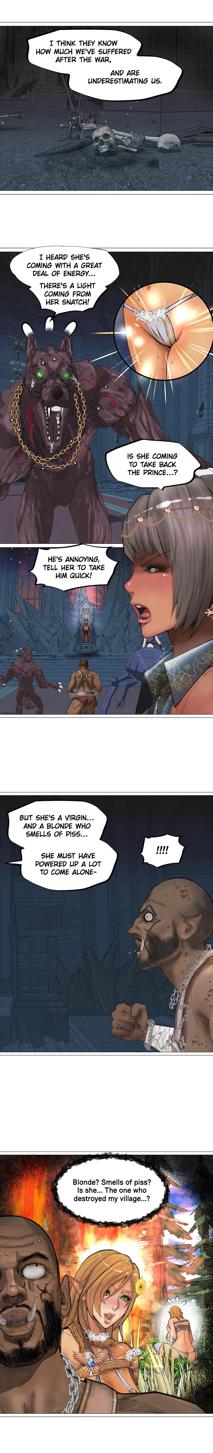 The image 10620eecd0fa9502966 in the comic The DARK ELF QUEEN And The SLAVE ORC - Chapter 10 - ManhwaXXL.com