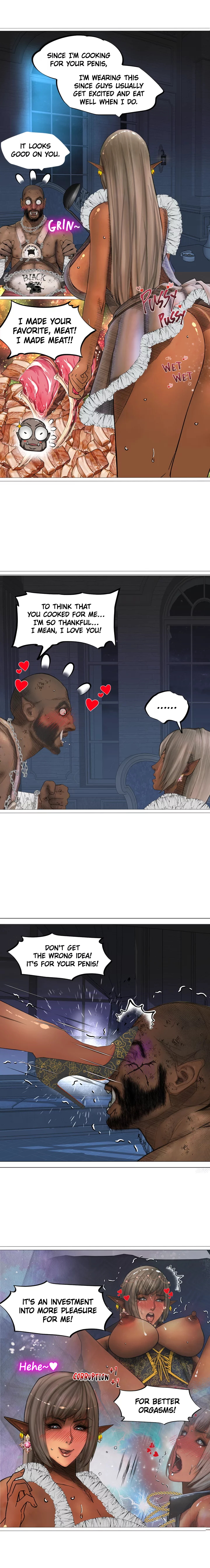The image 110 in the comic The DARK ELF QUEEN And The SLAVE ORC - Chapter 11 - ManhwaXXL.com