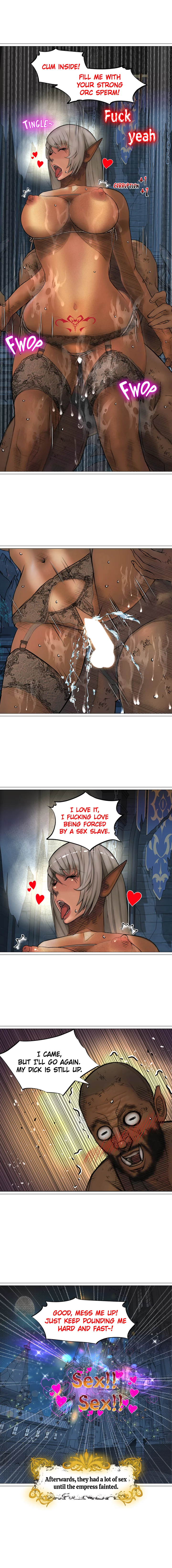 The image 113 in the comic The DARK ELF QUEEN And The SLAVE ORC - Chapter 14 - ManhwaXXL.com