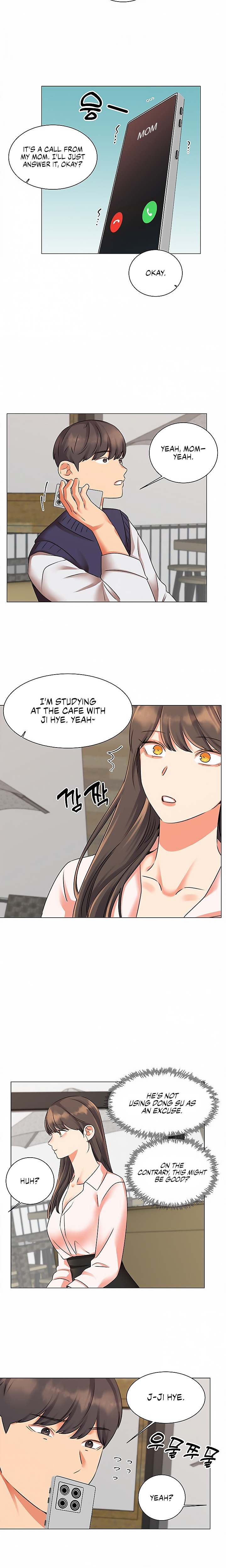 The image 128106b4b232e44b12 in the comic My Girlfriend Is So Naughty - Chapter 40 - ManhwaXXL.com