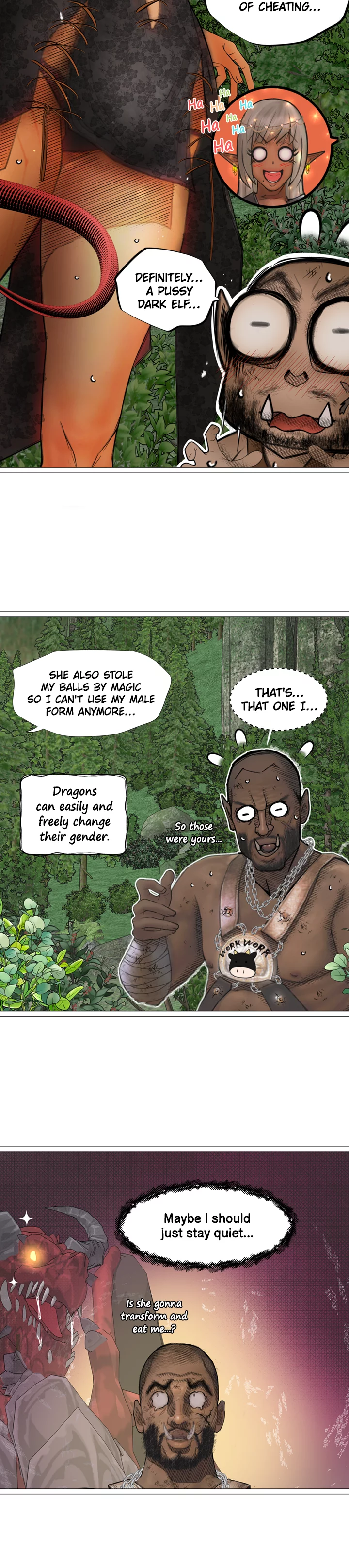 The image 106b65ed6609417d351 in the comic The DARK ELF QUEEN And The SLAVE ORC - Chapter 18 - ManhwaXXL.com