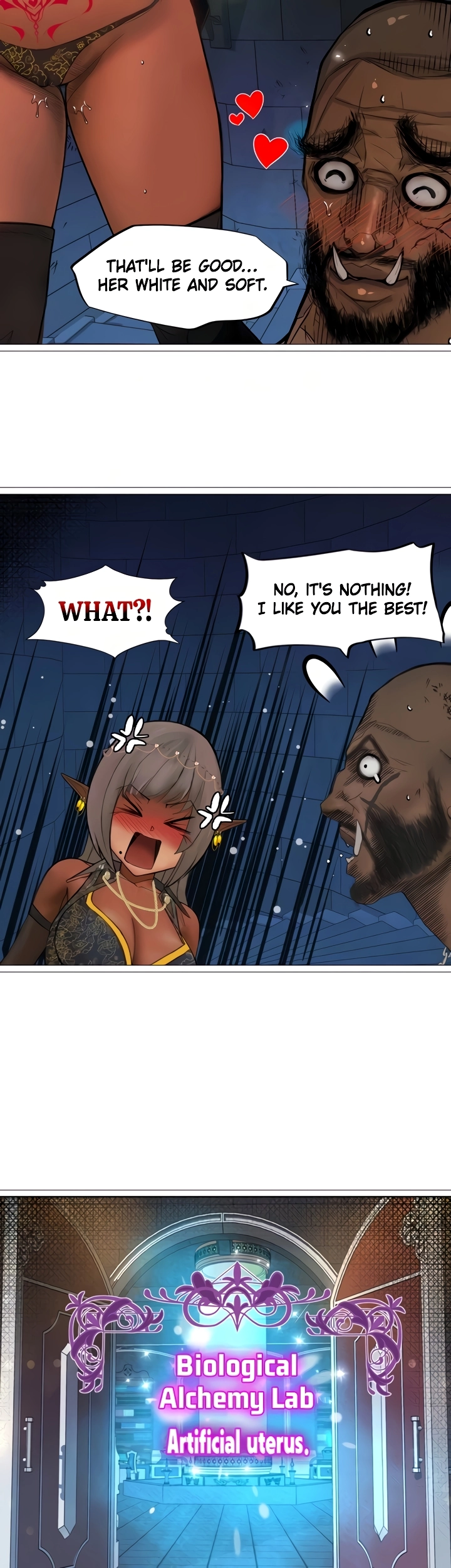 The image 18cda253a833b0be9f in the comic The DARK ELF QUEEN And The SLAVE ORC - Chapter 25 - ManhwaXXL.com