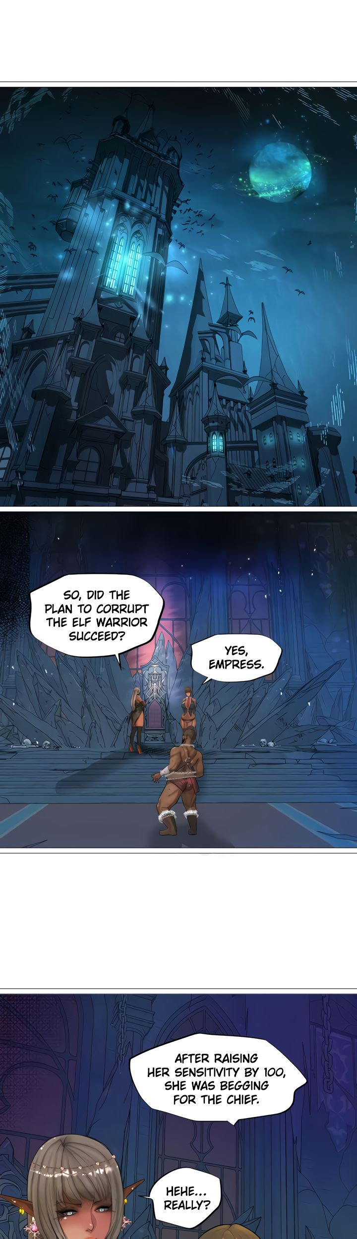 The image 2212b25001b7ec7bf3 in the comic The DARK ELF QUEEN And The SLAVE ORC - Chapter 27 - ManhwaXXL.com