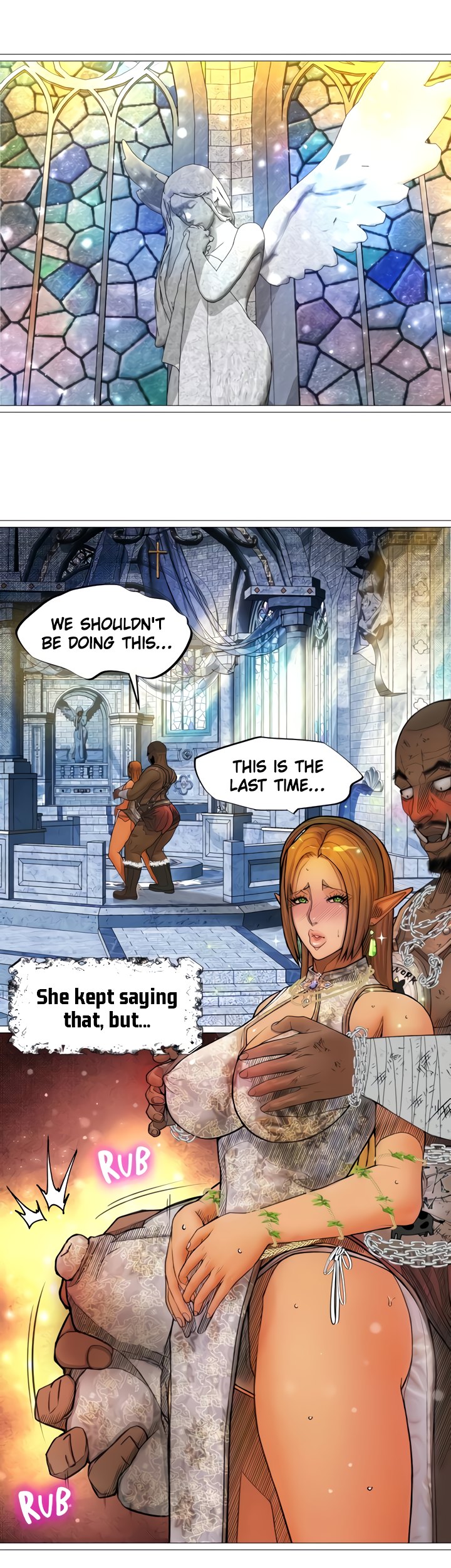 The image 1343febab22903f4fb in the comic The DARK ELF QUEEN And The SLAVE ORC - Chapter 30 - ManhwaXXL.com